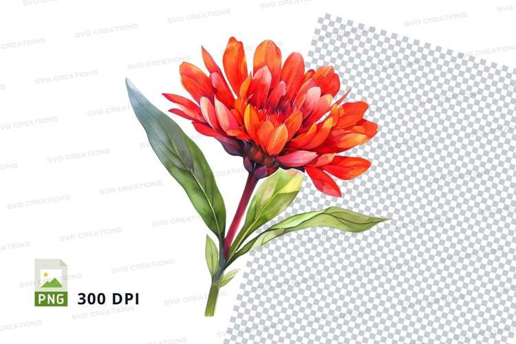Red Flower Png Image 6