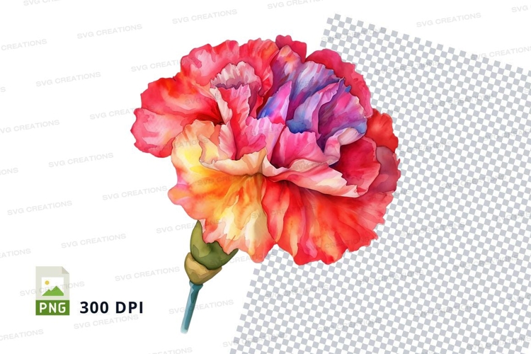 Purple Flower Clipart Image 12