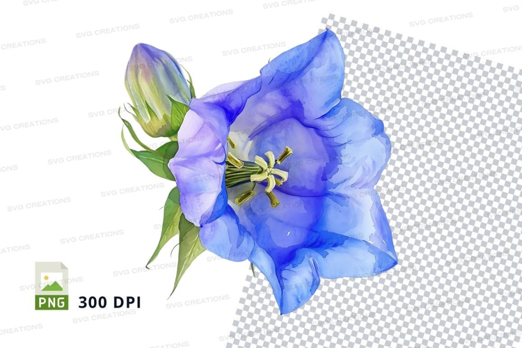 Blue flower clipart png