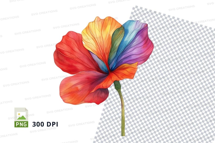 Transparent Background Flower Clipart Image 10