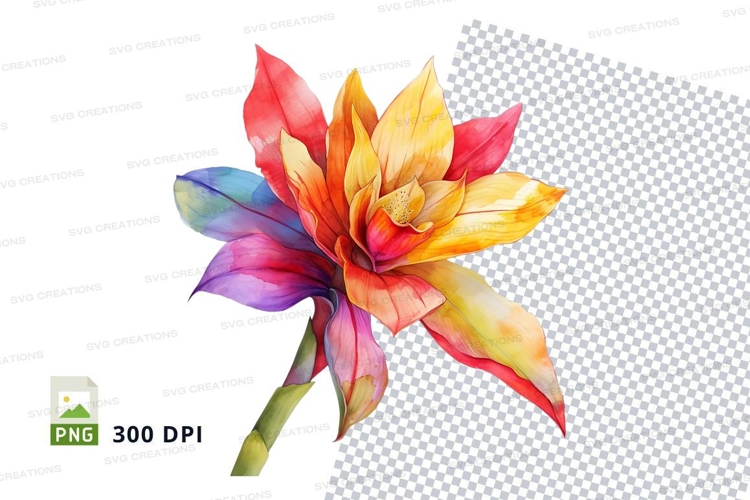 Purple Flower Clipart Image 11