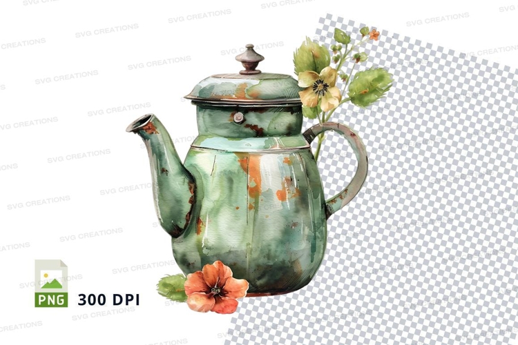 Teapot Clipart Image 7