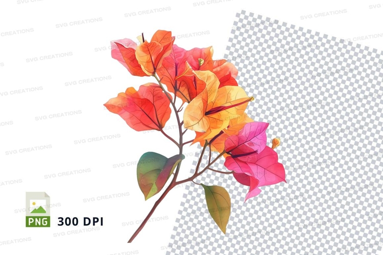 Transparent Background Flower Clipart Image 2