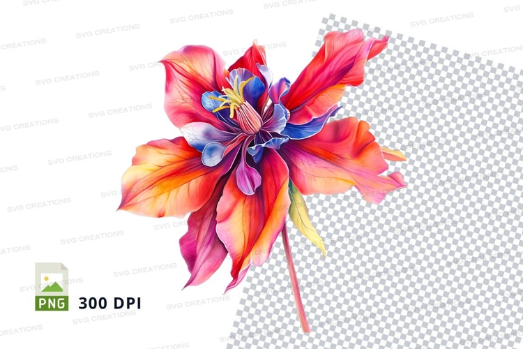 Transparent Background Flower Clipart Image 3