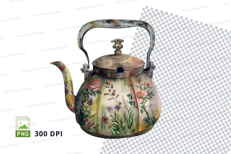 Teapot Clipart Image 13