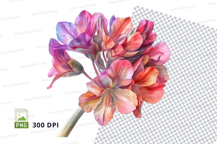 Purple Flower Clipart Image 5