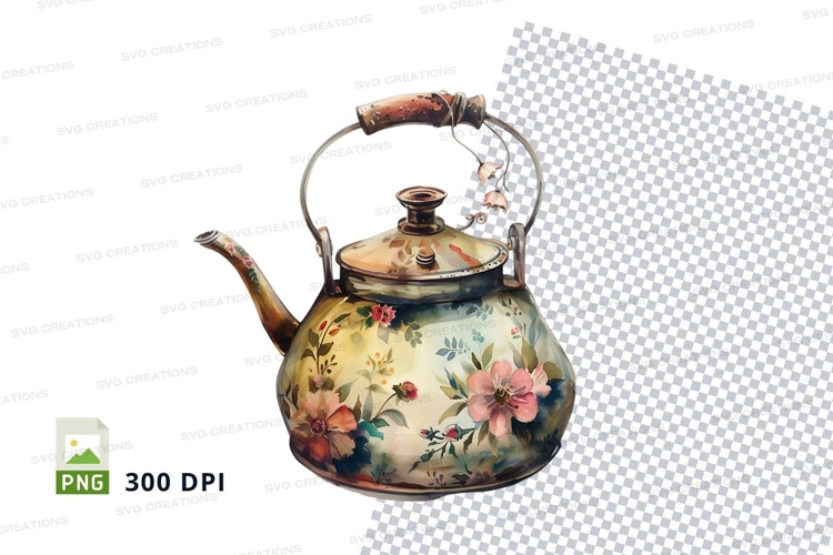 Teapot Clipart Image 11