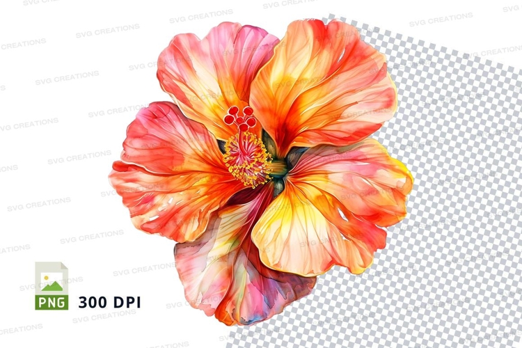 Hibiscus Flower Clipart Image 18