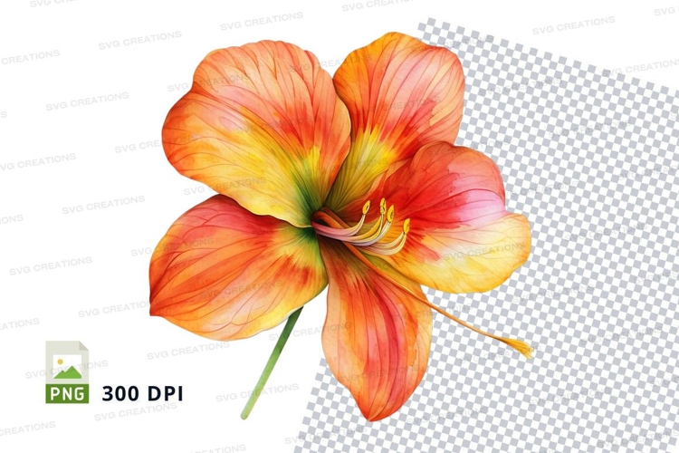 Yellow Flower Clipart Image 17
