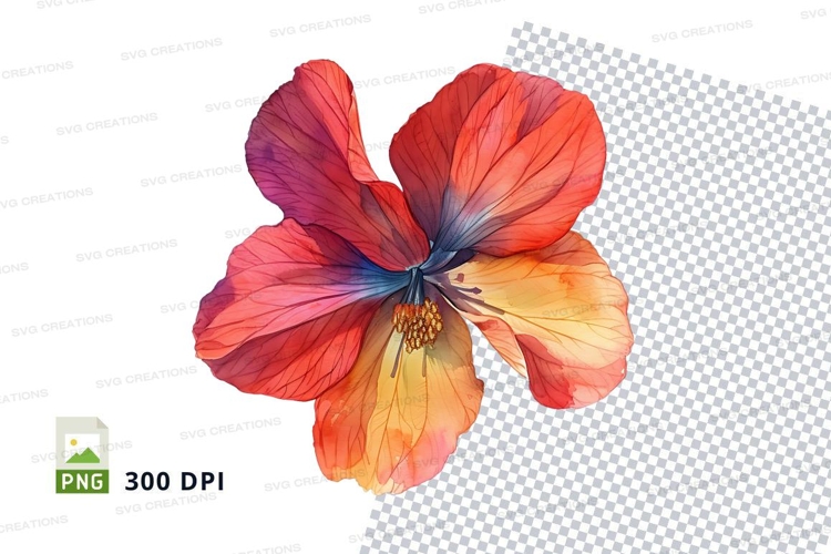 Hibiscus Flower Clipart Image 17
