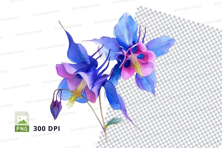 Pink Flowers Clipart Image 4