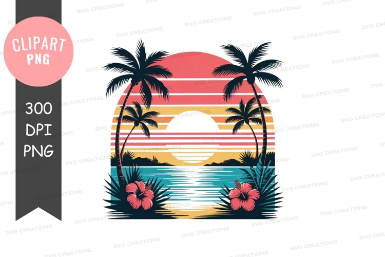 Palm Trees Clipart Image 8