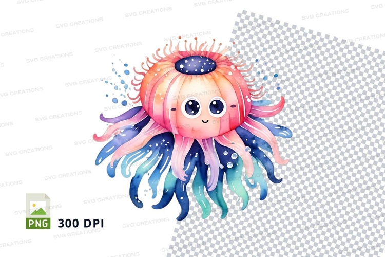 Jellyfish Clipart Image 12