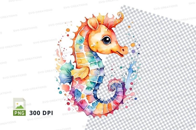 Seahorse Illustration Image 11