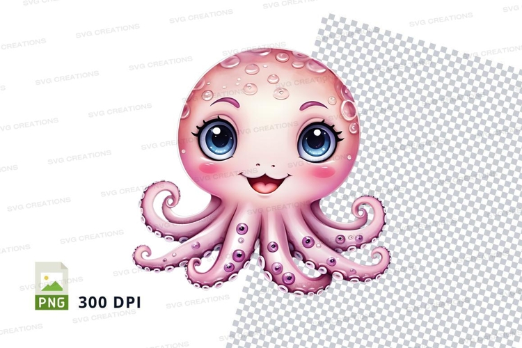 Octopus Cartoon Image 8