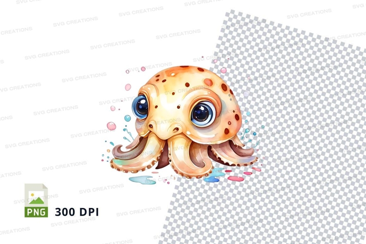 Octopus Cartoon Image 4