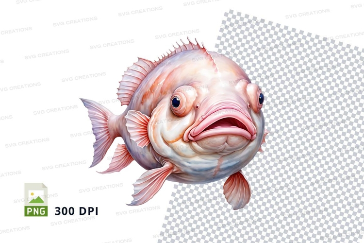 Cartoonish fish clipart