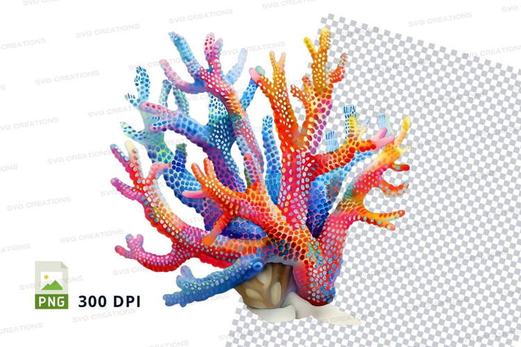 Colorful coral reef