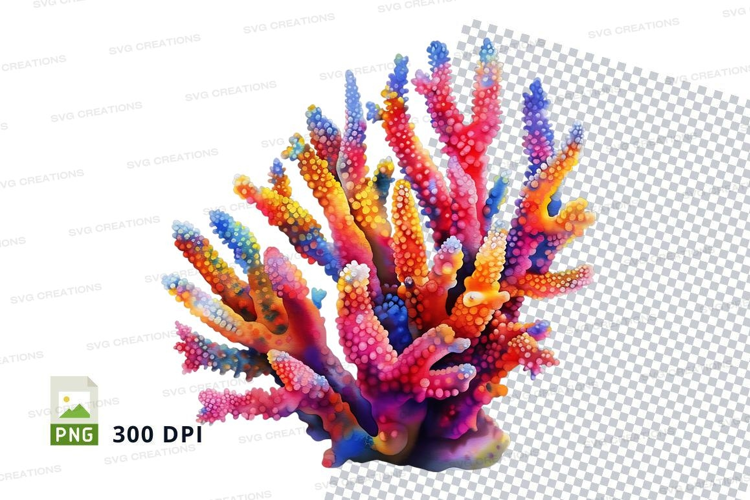 Colorful coral reef