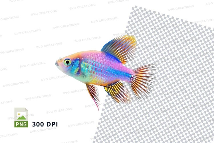 Colorful tropical fish example image 1