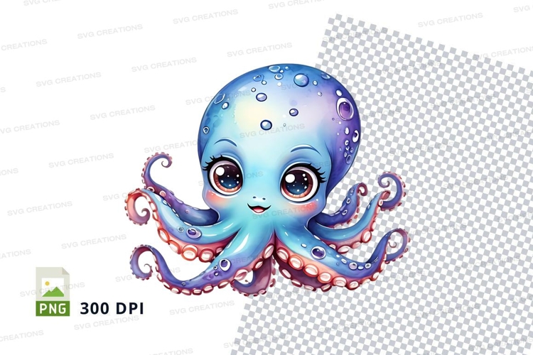 Octopus Cartoon Image 7