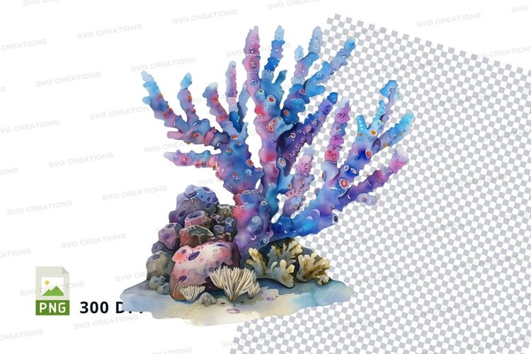 Colorful coral reef example image 1