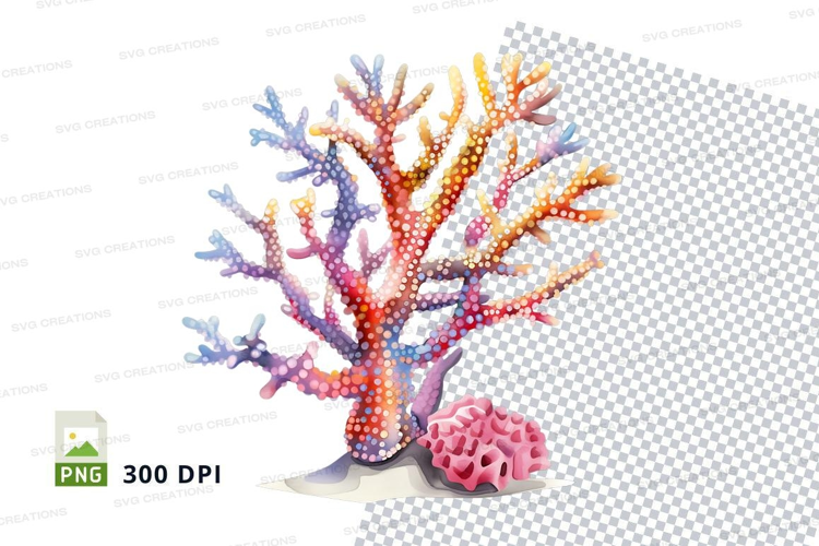 VColorful coral reef