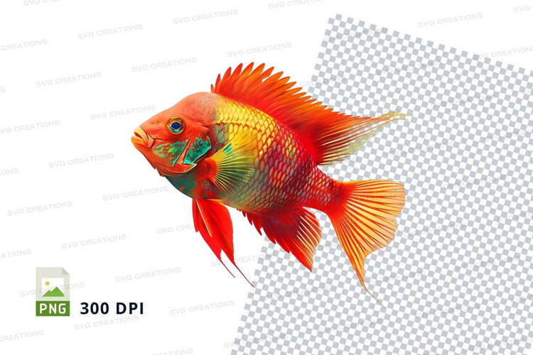 Vibrant tropical fish