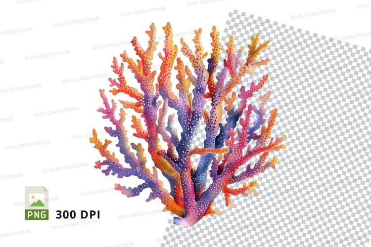 Colorful coral reef example image 1