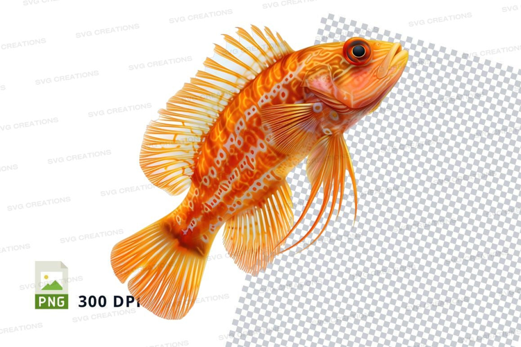 Orange spotted fish