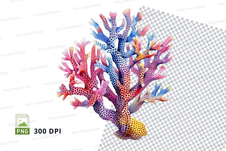 Colorful coral reef example image 1