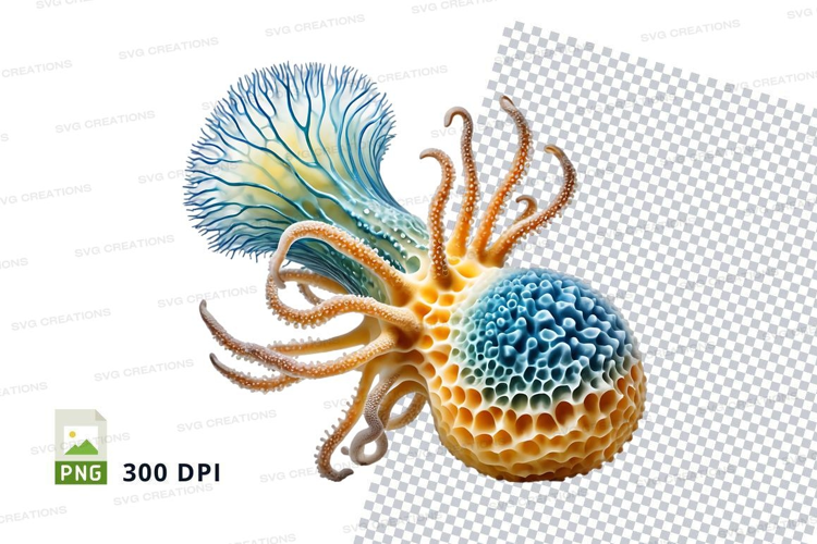 Abstract sea creature