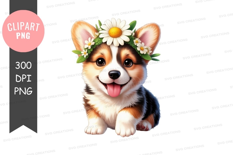 Dog Flower Crown Image 23