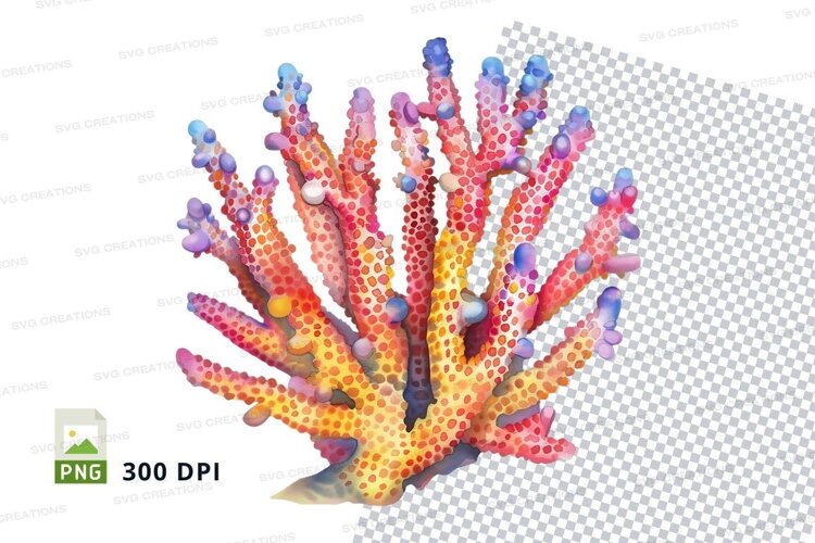 Colorful coral reef example image 1
