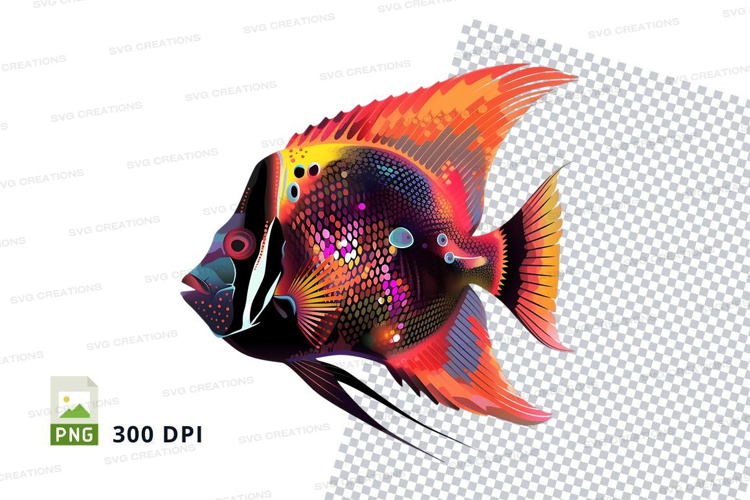 Vibrant tropical fish