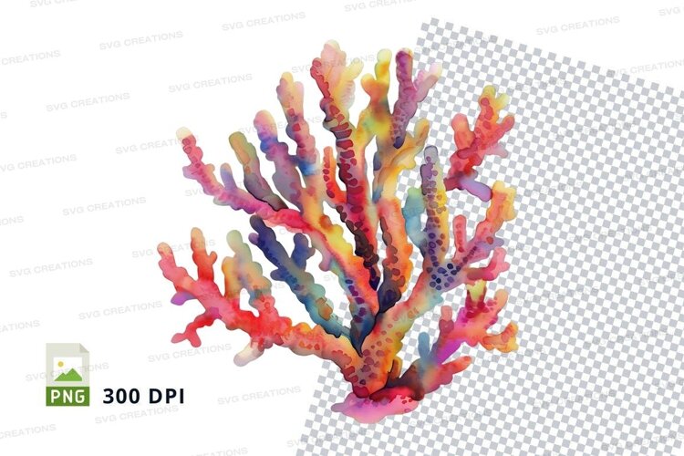 Colorful coral reef example image 1
