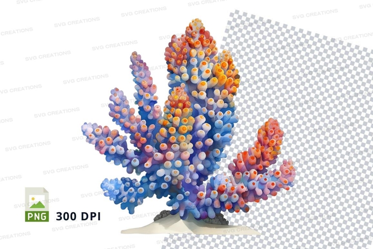 Colorful coral reef