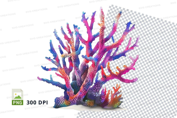 Colorful coral reef
