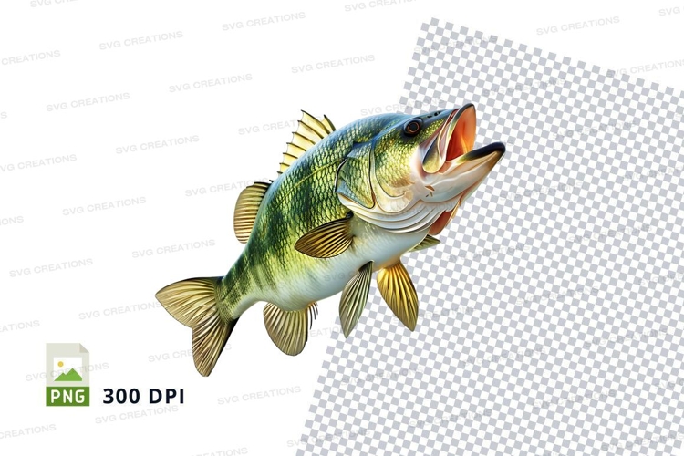 Bass Fish Clipart Image 17