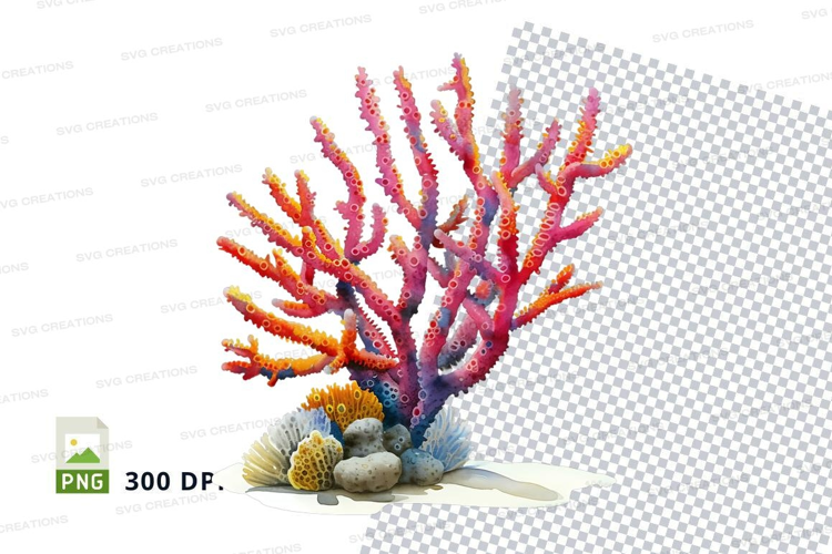 Vibrant coral reef