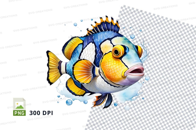 Colorful tropical fish