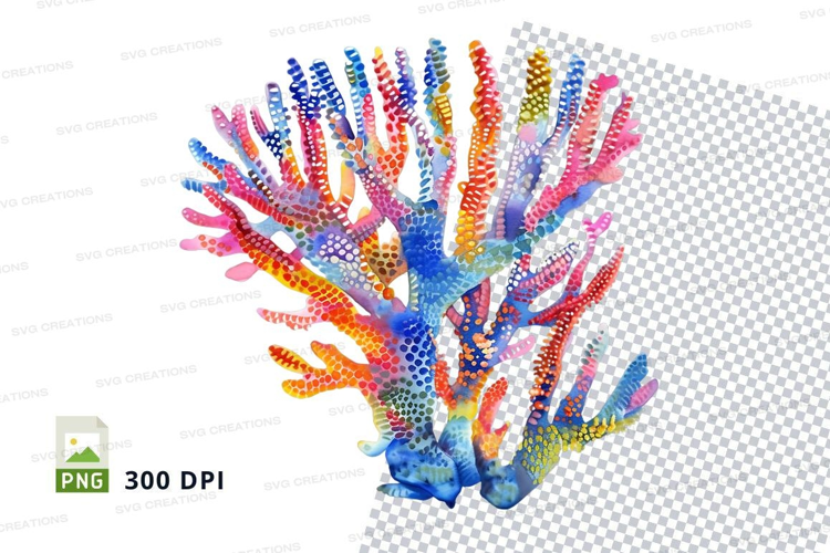 Colorful coral reef