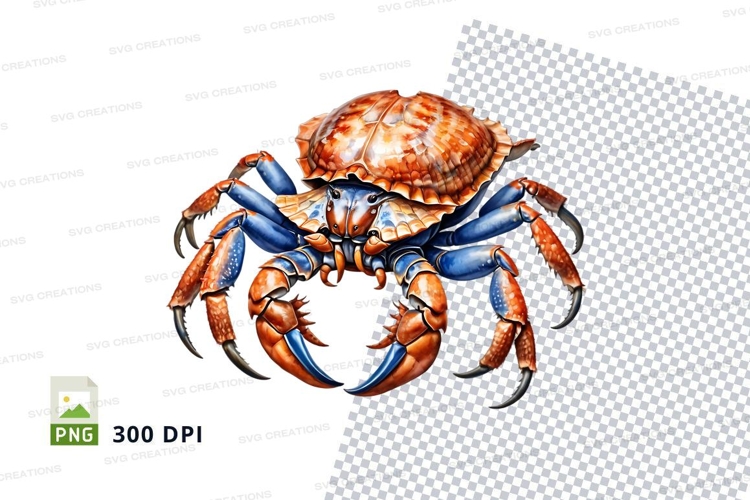 Vibrant crab illustration