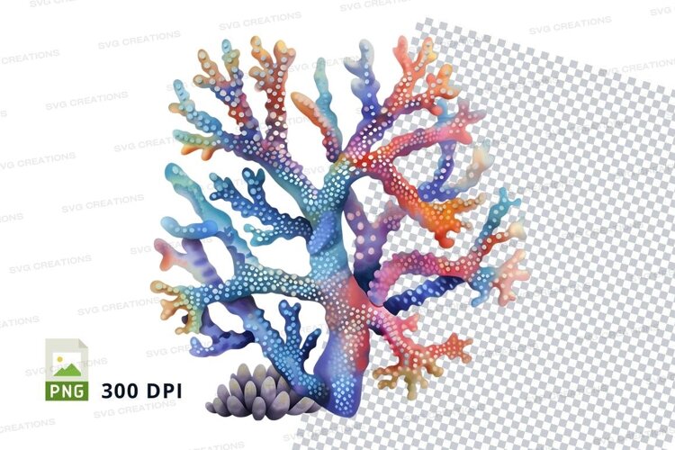 Colorful coral reef example image 1