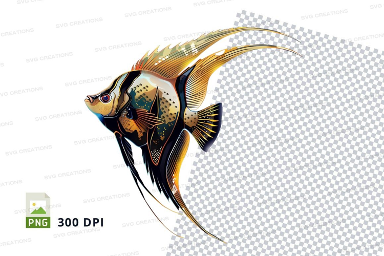 Elegant tropical fish