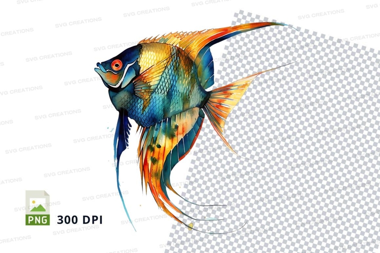 Vibrant tropical fish