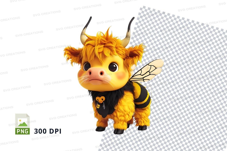 Cartoon bee-cow
