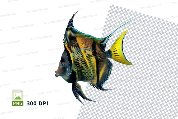 Vibrant tropical fish