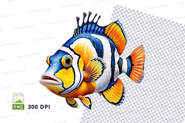 Colorful tropical fish