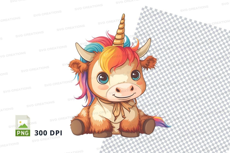 Cute cartoon unicorn